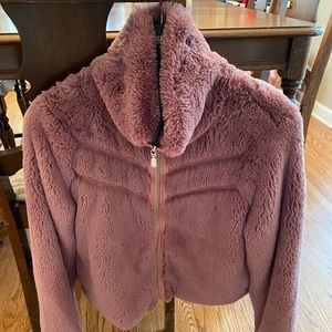 Anthropologie Faux fur coat